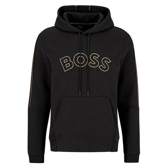 NEW HUGO BOSS men's soody 2 hoodie sweatshirt in black - Picture 1 of 1
